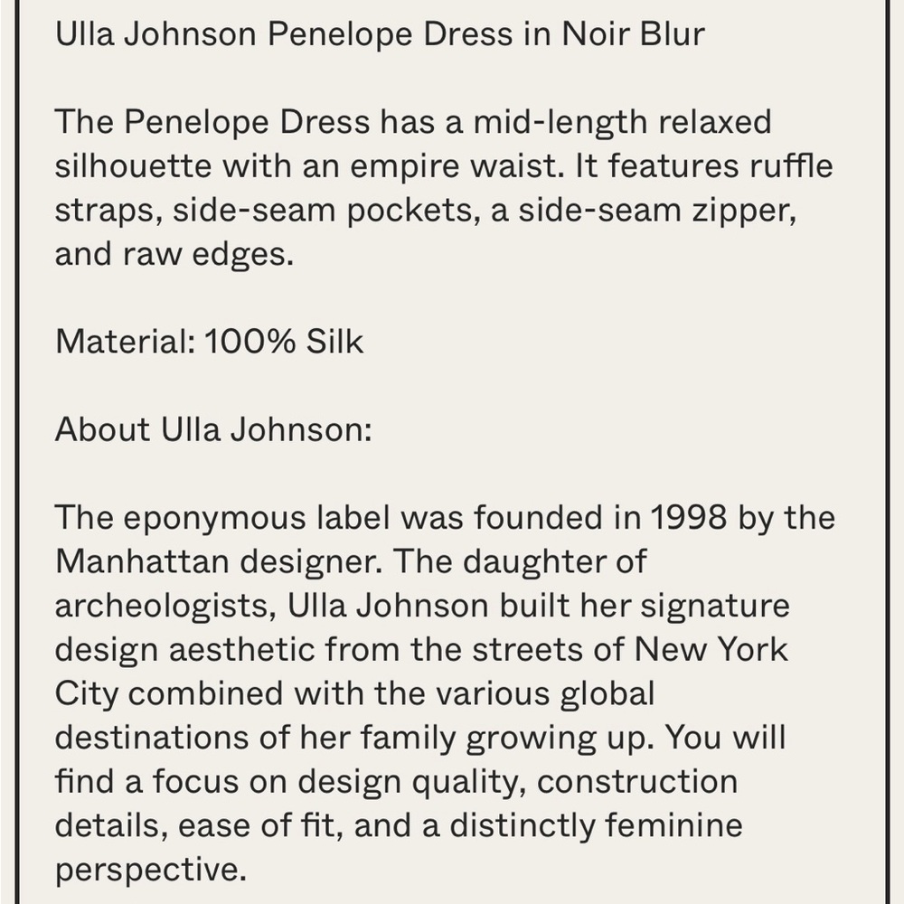 Ulla Johnson NWT Silk Penelope Dress - Picture 13 of 15